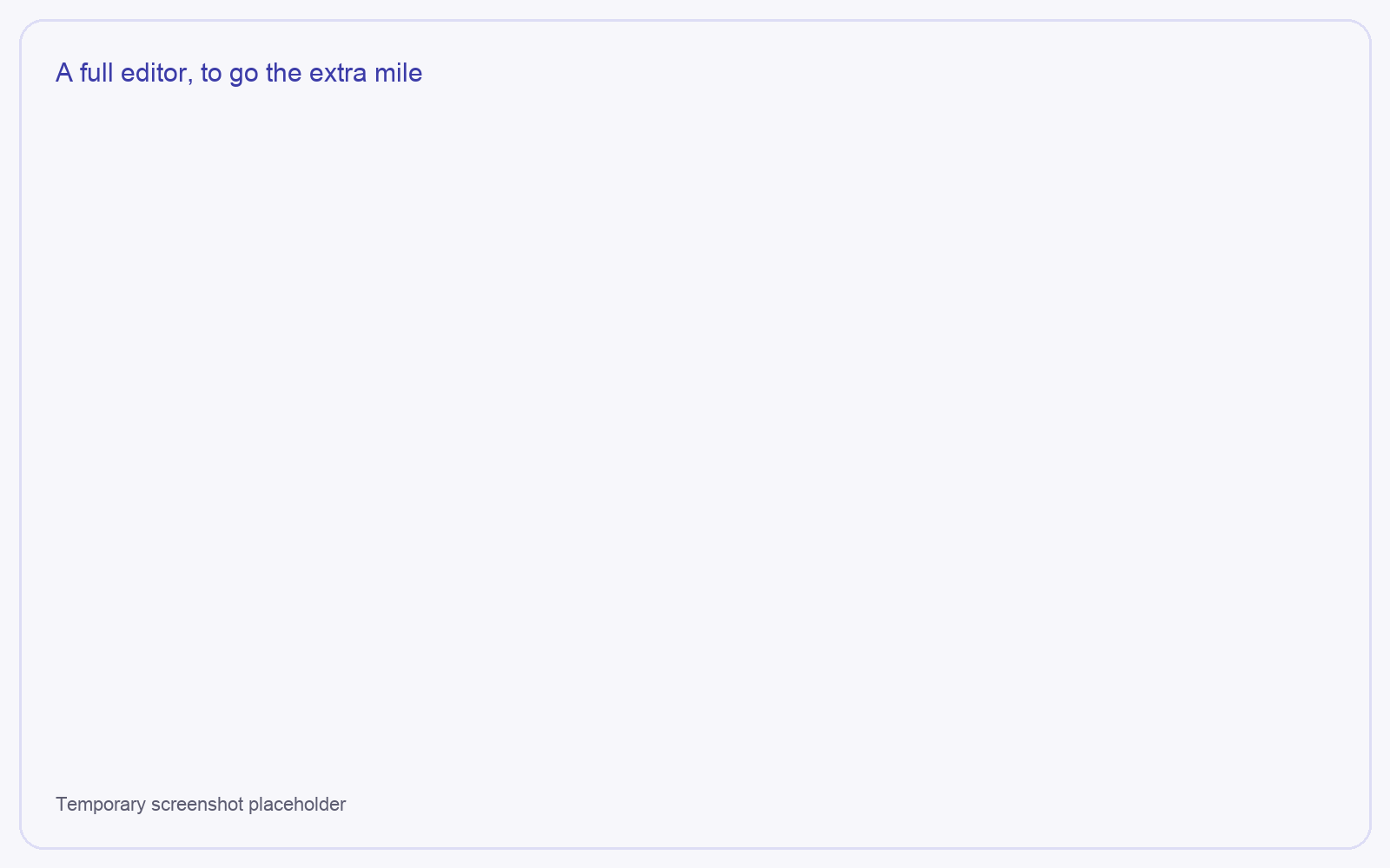 Editing a slide in TittleDeck